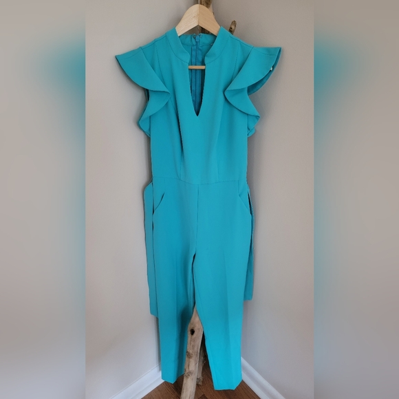 Teal jumpsuit - Picture 1 of 2